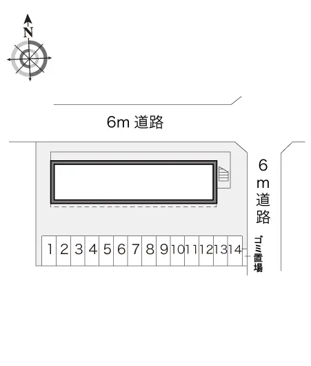 ★手数料０円★守谷市薬師台　月極駐車場（LP）